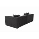 2-Seat Sofa Mora XL 2 Seat - Anthracite Anthracite 2-Seat Sofa Mora XL 2 Seat - Anthracite Anthracite