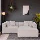 Corner Sofa Mora XL Corner Left (CHLLeft -1R) - Ecru Ecru