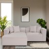 Corner Sofa Mora XL Corner Right (L1-CHLRight) - Ecru Ecru