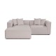 Corner Sofa Mora XL Corner Right (L1-CHLRight) - Ecru Ecru Corner Sofa Mora XL Corner Right (L1-CHLRight) - Ecru Ecru