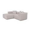 Corner Sofa Mora XL Corner Right (L1-CHLRight) - Ecru Ecru
