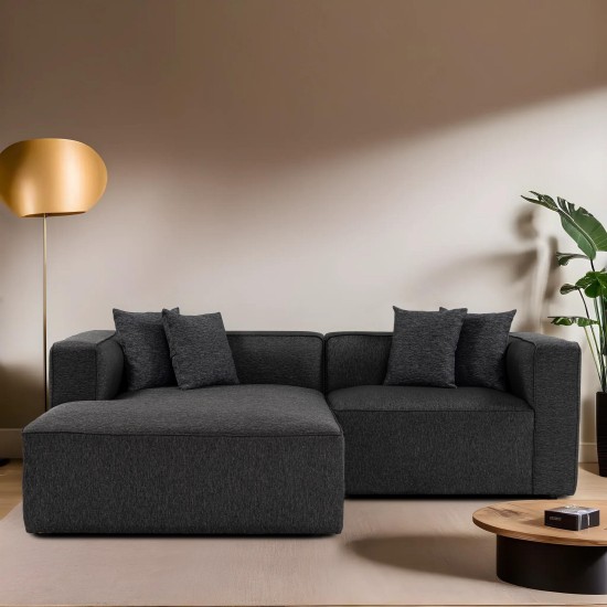 Corner Sofa Mora XL Corner Right (L1-CHLRight) - Anthracite Anthracite Corner Sofa Mora XL Corner Right (L1-CHLRight) - Anthracite Anthracite
