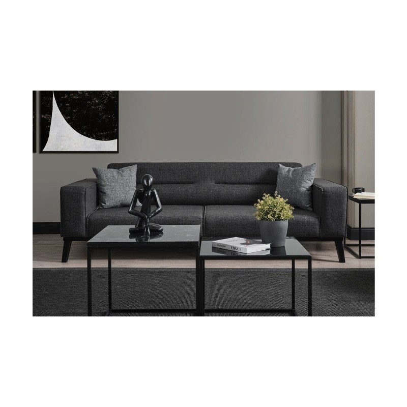 3-Seat Sofa-Bed Bali 3 Seater - Anthracite Anthracite