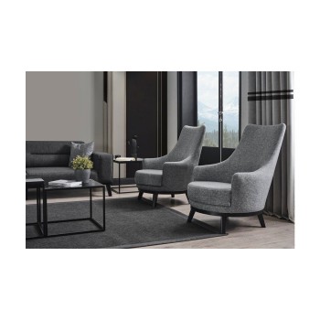 Wing Chair Bali - Light Grey Light Grey