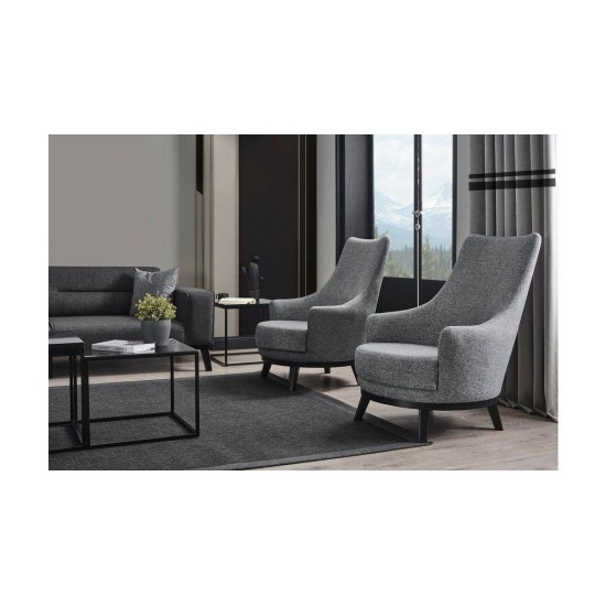 Wing Chair Bali - Light Grey Light Grey Wing Chair Bali - Light Grey Light Grey