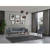 3-Seat Sofa-Bed Cofi 3 Seater - Light Grey Light Grey