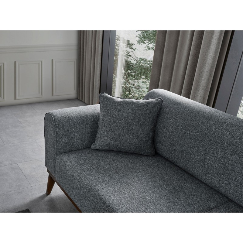 3-Seat Sofa-Bed Cofi 3 Seater - Light Grey Light Grey