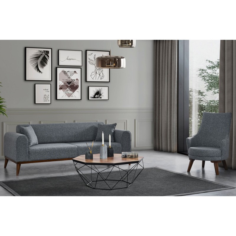 Wing Chair Cofi - Light Grey Light Grey