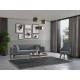 Wing Chair Cofi - Light Grey Light Grey Wing Chair Cofi - Light Grey Light Grey