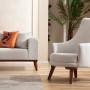 Wing Chair Cofi - Cream Cream