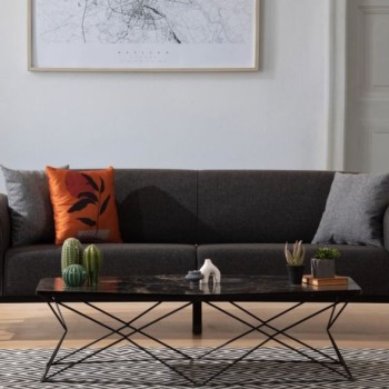 3-Seat Sofa-Bed Kapri 3 Seater - Anthracite Anthracite