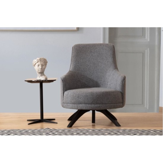 Wing Chair Kapri - Light Grey Light Grey Wing Chair Kapri - Light Grey Light Grey