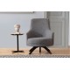 Wing Chair Kapri - Light Grey Light Grey Wing Chair Kapri - Light Grey Light Grey