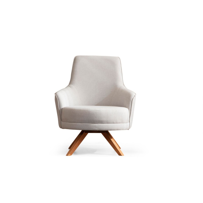 Wing Chair Kapri - Cream Cream