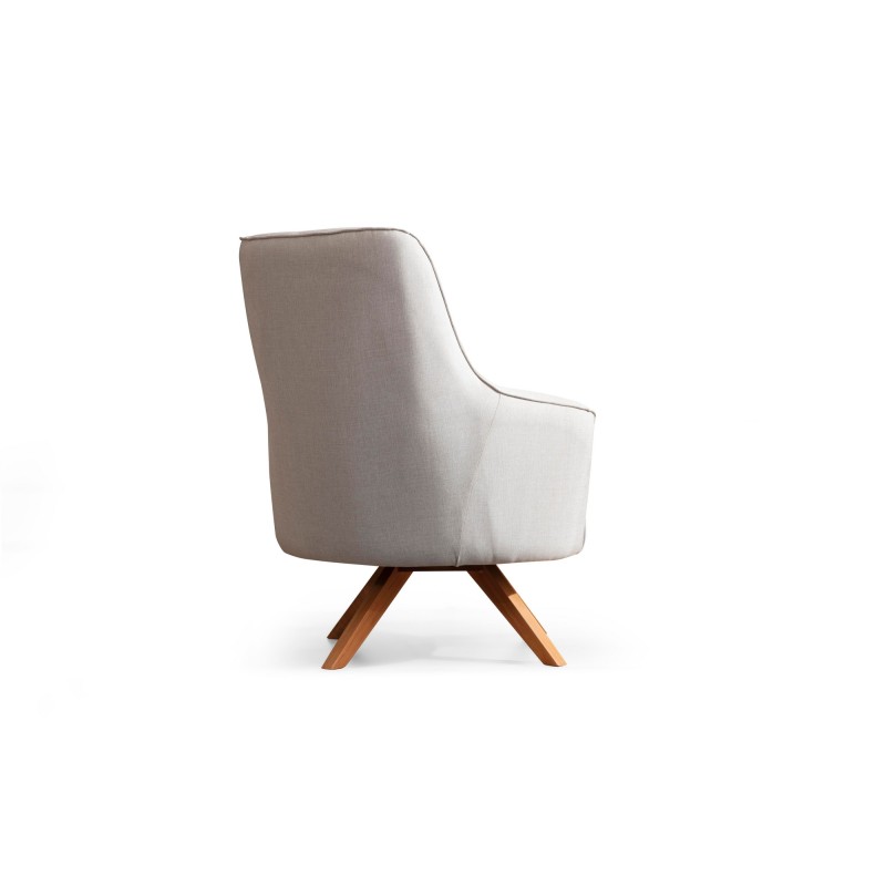 Wing Chair Kapri - Cream Cream