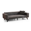 3-Seat Sofa-Bed Leon 3 Seater - Anthracite Anthracite