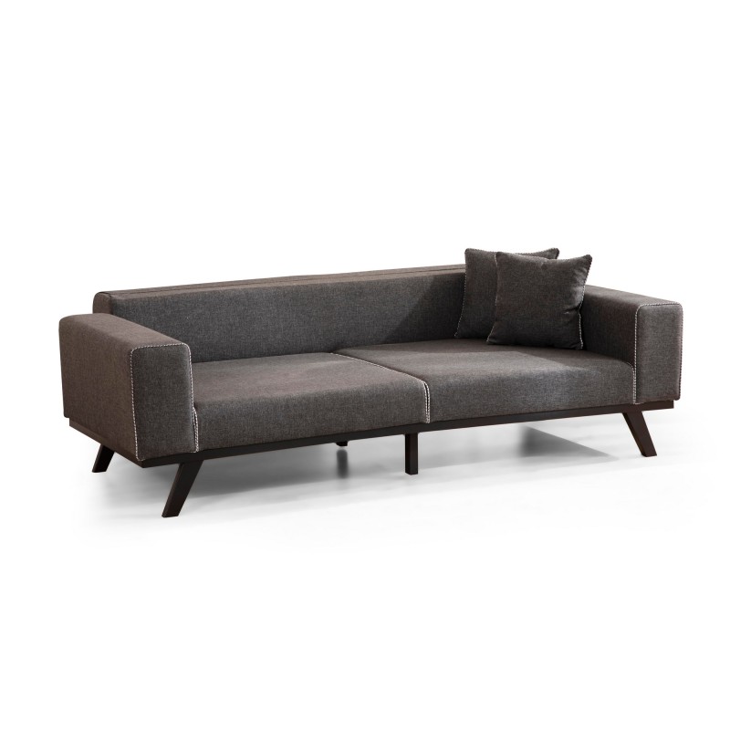 3-Seat Sofa-Bed Leon 3 Seater - Anthracite Anthracite