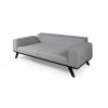 3-Seat Sofa-Bed Leon 3 Seater - Light Grey Light Grey