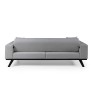 3-Seat Sofa-Bed Leon 3 Seater - Light Grey Light Grey