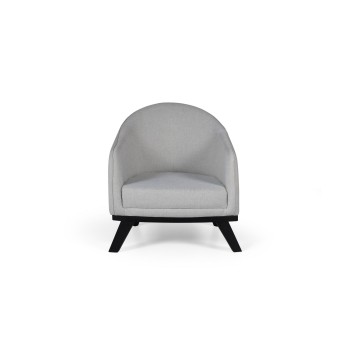 Wing Chair Leon - Light Grey Light Grey