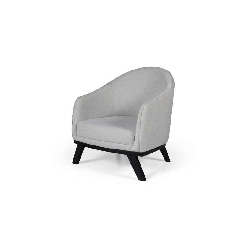 Wing Chair Leon - Light Grey Light Grey