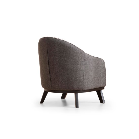 Wing Chair Leon - Anthracite Anthracite Wing Chair Leon - Anthracite Anthracite