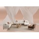 Corner Sofa-Bed Lyke Right - Cream Cream Corner Sofa-Bed Lyke Right - Cream Cream