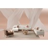 Corner Sofa-Bed Lyke Left - Cream Cream