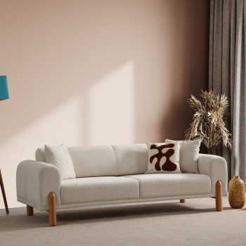 3-Seat Sofa-Bed Lyke 3 Seater - Cream Cream