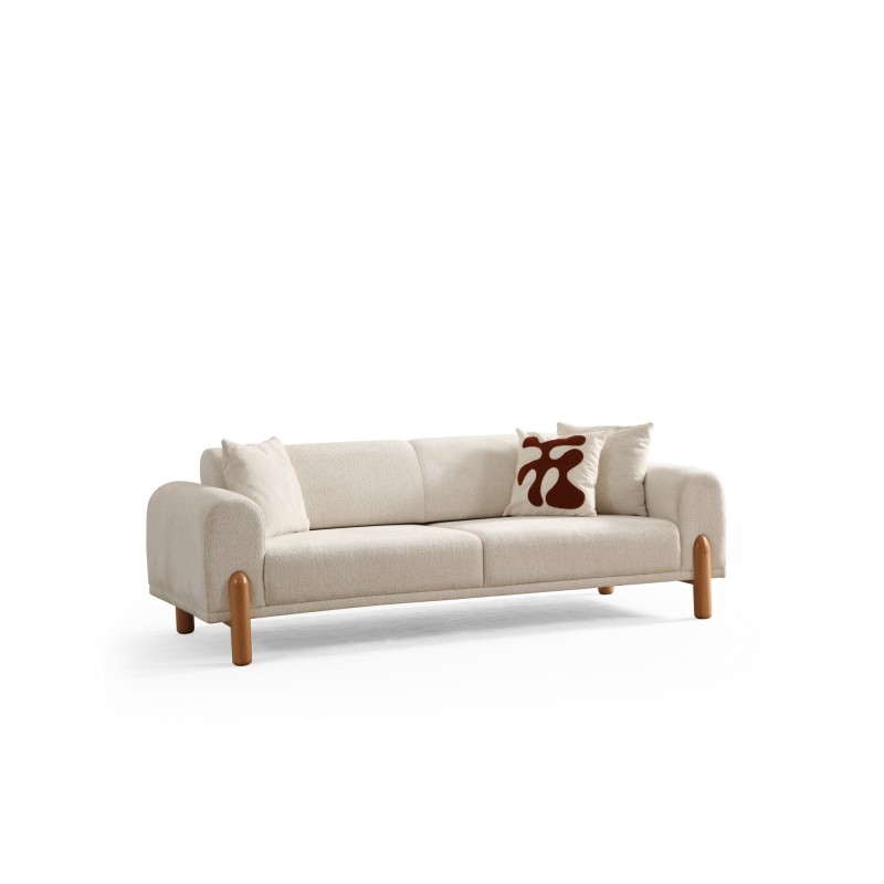 3-Seat Sofa-Bed Lyke 3 Seater - Cream Cream
