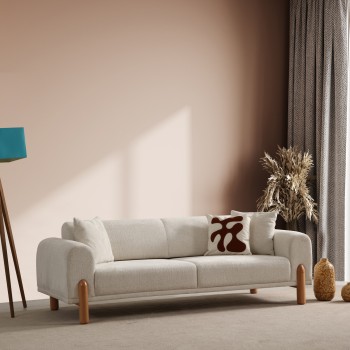 3-Seat Sofa-Bed Lyke 3 Seater - Cream Cream