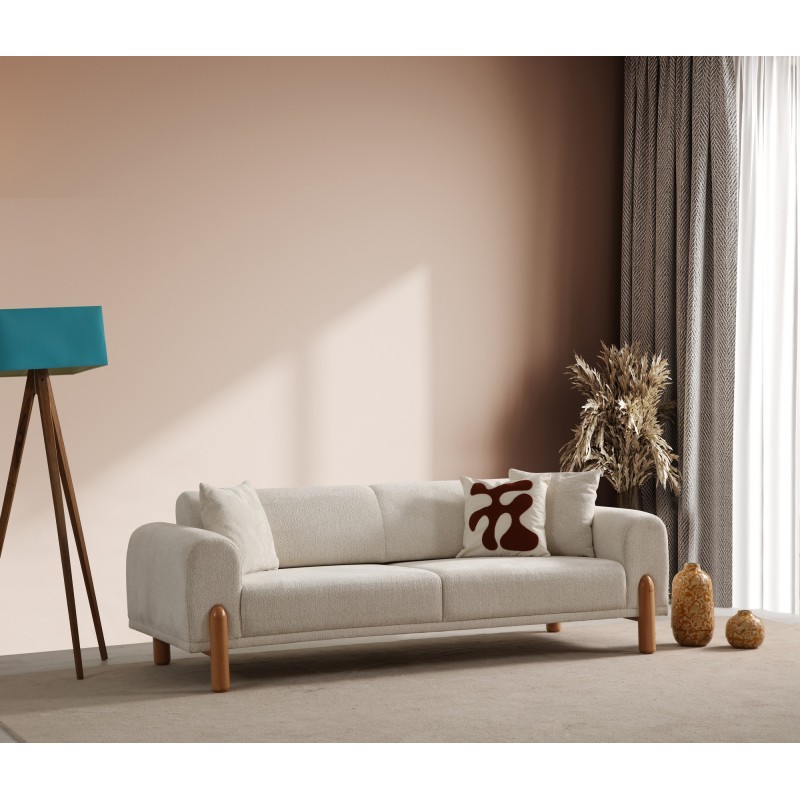 3-Seat Sofa-Bed Lyke 3 Seater - Cream Cream