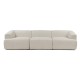 3-Seat Sofa Sofia 3 - White White