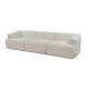 3-Seat Sofa Sofia 3 - White White