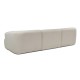 3-Seat Sofa Sofia 3 - White White
