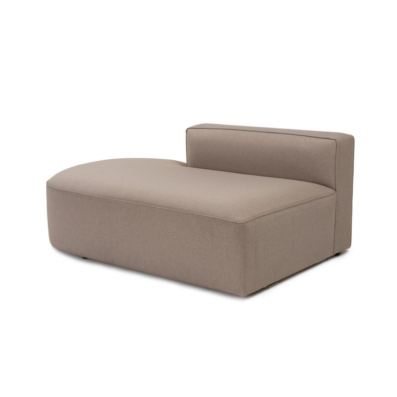 Corner Sofa Mora (X-Oval-L1-O1-O1-R1) Light Brown