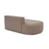 Corner Sofa Mora (X-Oval-L1-O1-O1-R1) Light Brown