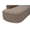 Corner Sofa Mora (X-Oval-L1-O1-O1-R1) Light Brown