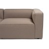 Corner Sofa Mora (X-Oval-L1-O1-O1-R1) Light Brown