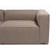 Corner Sofa Mora (X-Oval-L1-O1-O1-R1) Light Brown