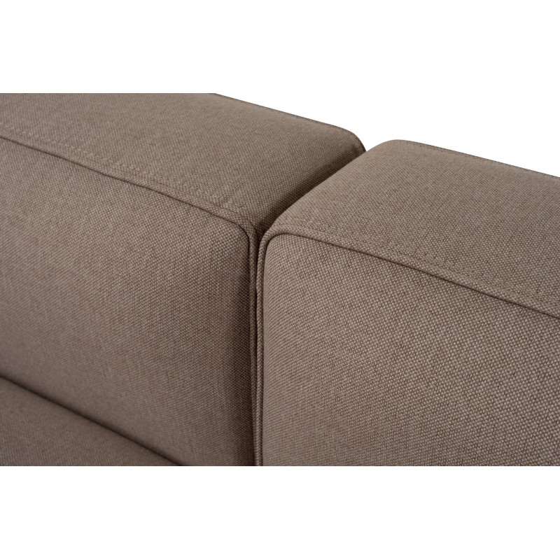Corner Sofa Mora (X-Oval-L1-O1-O1-R1) Light Brown