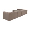 Corner Sofa Mora (X-Oval-L1-O1-O1-R1) Light Brown