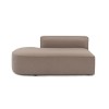Corner Sofa Mora (X-Oval-L1-O1-O1-R1) Light Brown