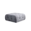 Corner Sofa Amaris 3 Seater With Pouffe - Grey Grey