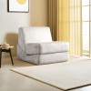 1-Seat Sofa-Bed Origami Convertable - Cream Cream