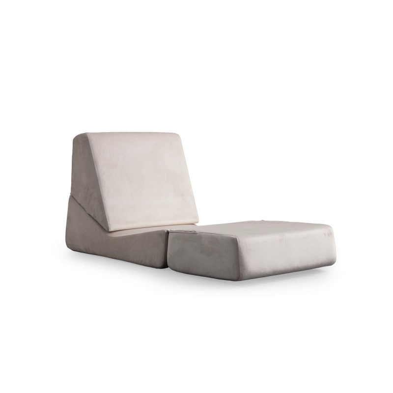 1-Seat Sofa-Bed Origami Convertable - Cream Cream