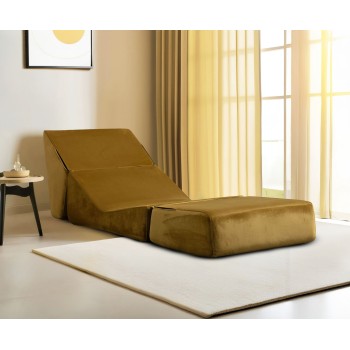 1-Seat Sofa-Bed Origami Convertable - Mustard Mustard