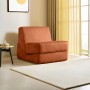 1-Seat Sofa-Bed Origami Convertable - Orange Orange