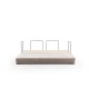 2-Seat Sofa-Bed Via Con - Cream Cream