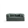 2-Seat Sofa-Bed Via Con - Green Green